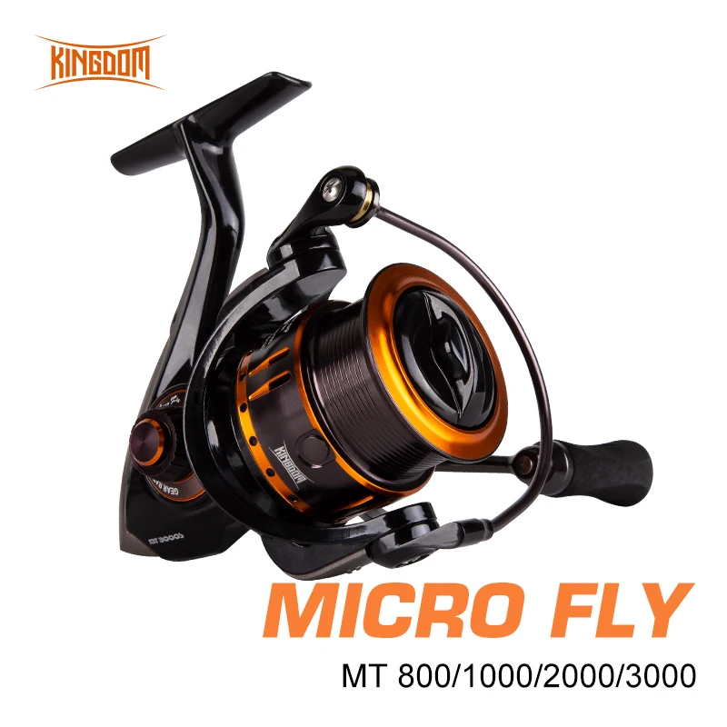 Катушка для спиннинга Kingdom Hot Micro FLY 800 1000 2000 8 + 1BB 3000: 1 | Спорт и развлечения