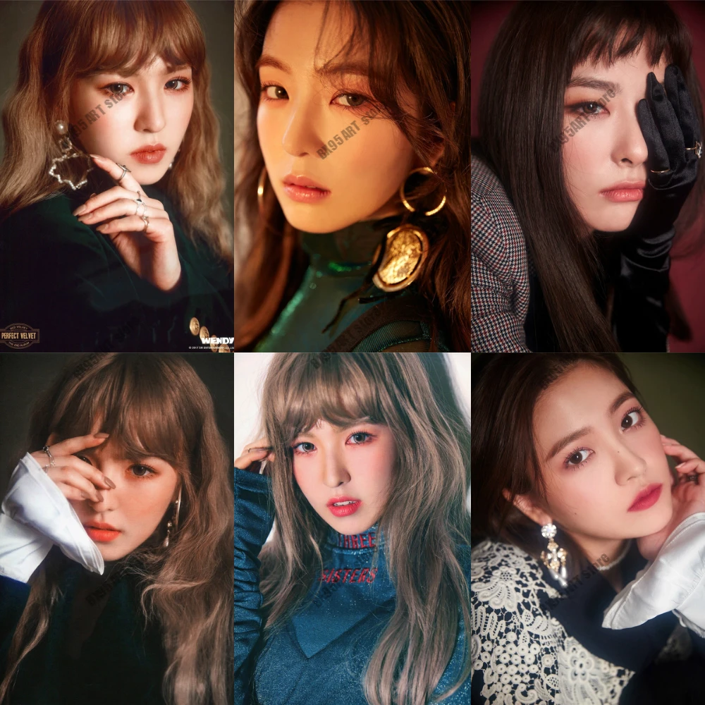 5D алмазная живопись Идеальный Красный бархат K-Pop музыкальные наборы для вышивки