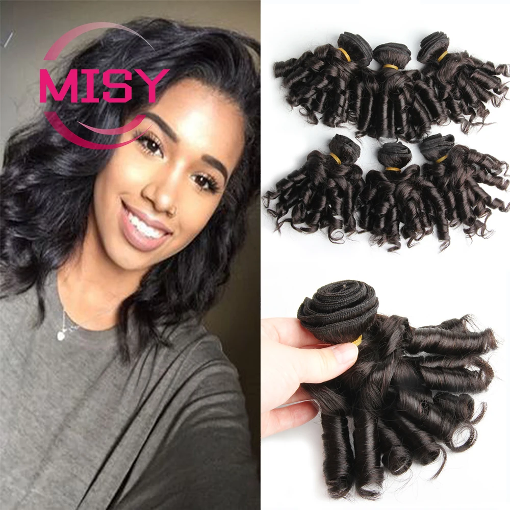 Curly Hair Weave Bundles 6 Deal Cheap Wholesale Price Brazilian Virgin Human Extensions Natural Black | Шиньоны и парики