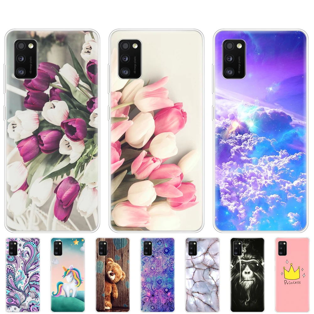 Чехол для Samsung Galaxy A41 мягкий силиконовый чехол телефона 6 1 дюйма GalaxyA41 A 41 A415 бампер