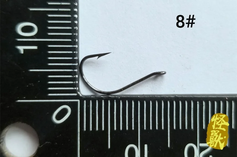 Fishing Hook Slight Slime Thin Hooks Stream High Carbon Steel Barbed Fishhook Lot 20 Pieces Sale