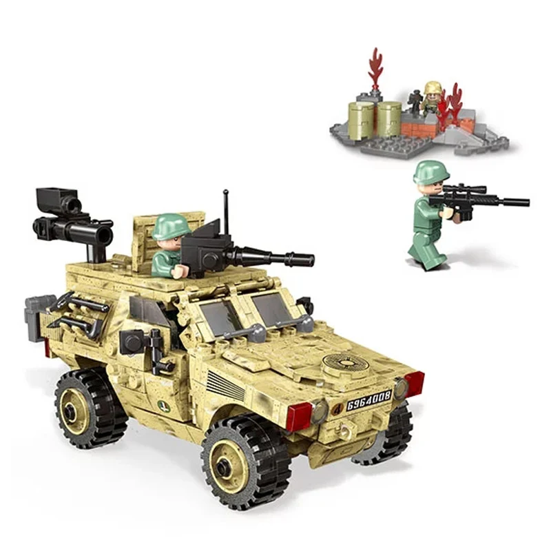 Военные серии колесные бронированные машины набор строительные блоки кирпичи
