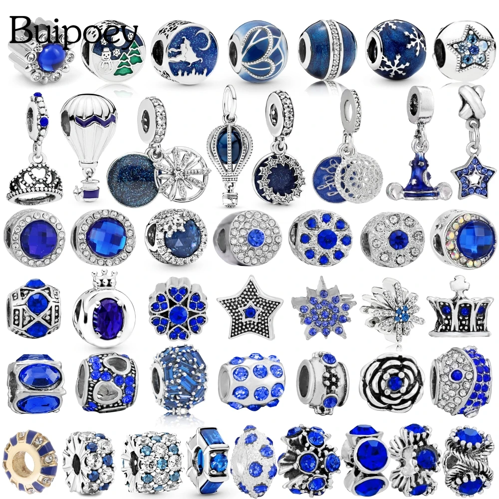 Buipoey 2 шт. подвеска в виде короны с изображением льда снега звездного неба