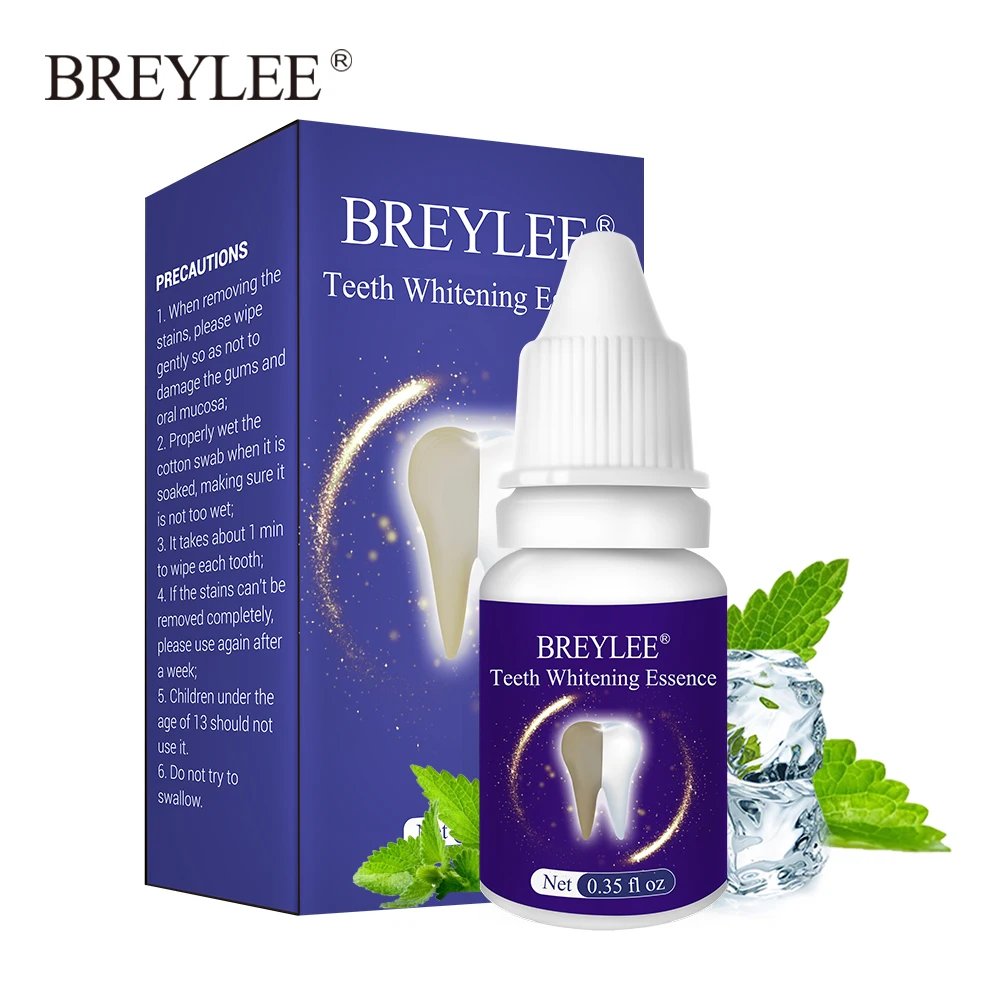 

BREYLEE Teeth Whitening Essence Products Dentistry Tools Toothpaste Yellow Teeth Dental Plaque Stains Dental Supplies 10ML