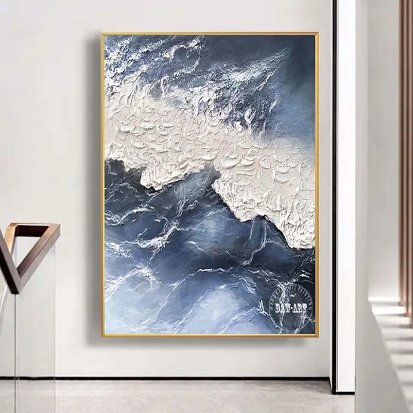 

Бесплатная доставка, палитра ножей, абстрактная масляная живопись, холст, китайское искусство, большое современное офисное украшение, наст...