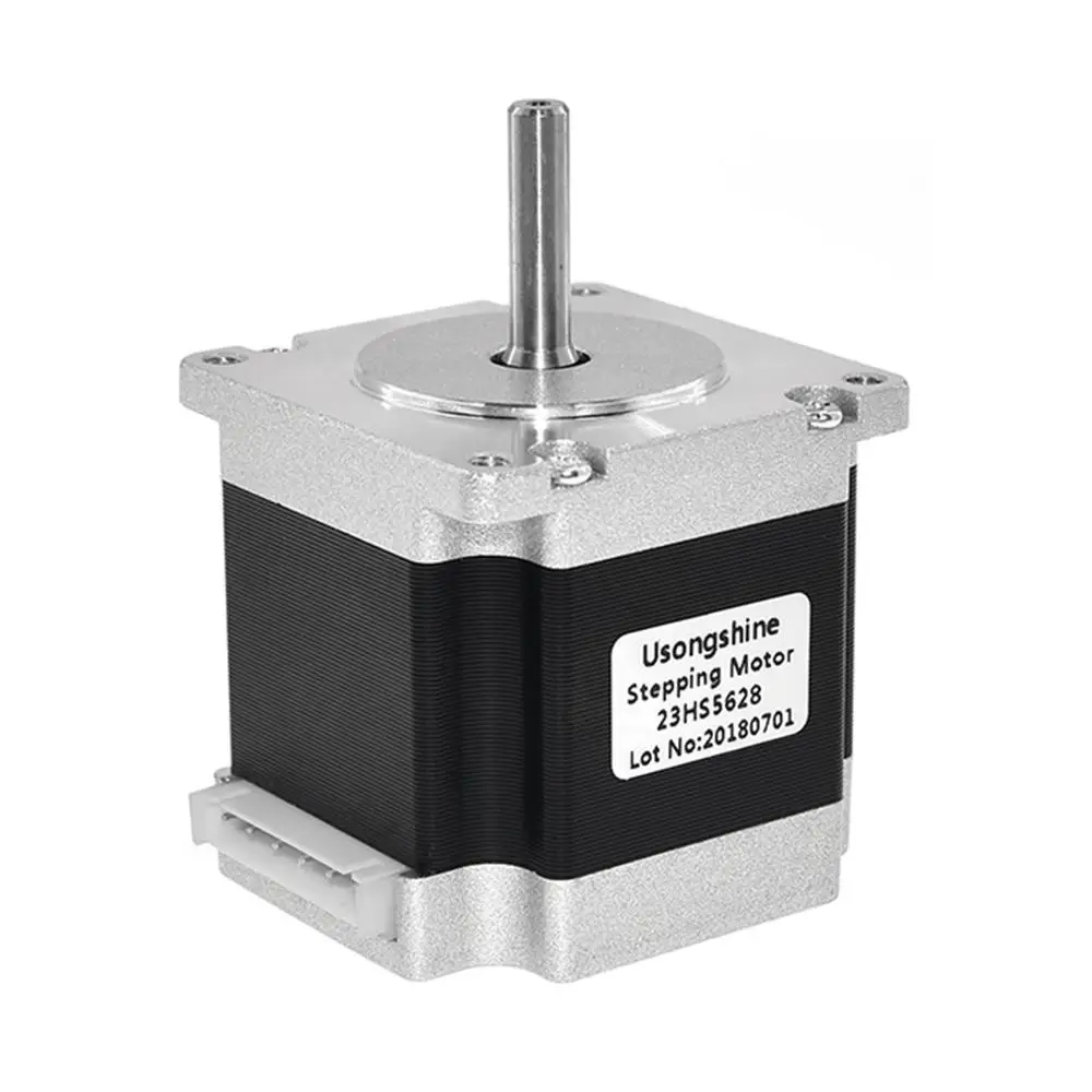 23HS5628 4-lead Nema 23 Stepper Motor 2.8A With 6.35mm Shaft CNC Laser Grind Foam Plasma Cut | Обустройство дома