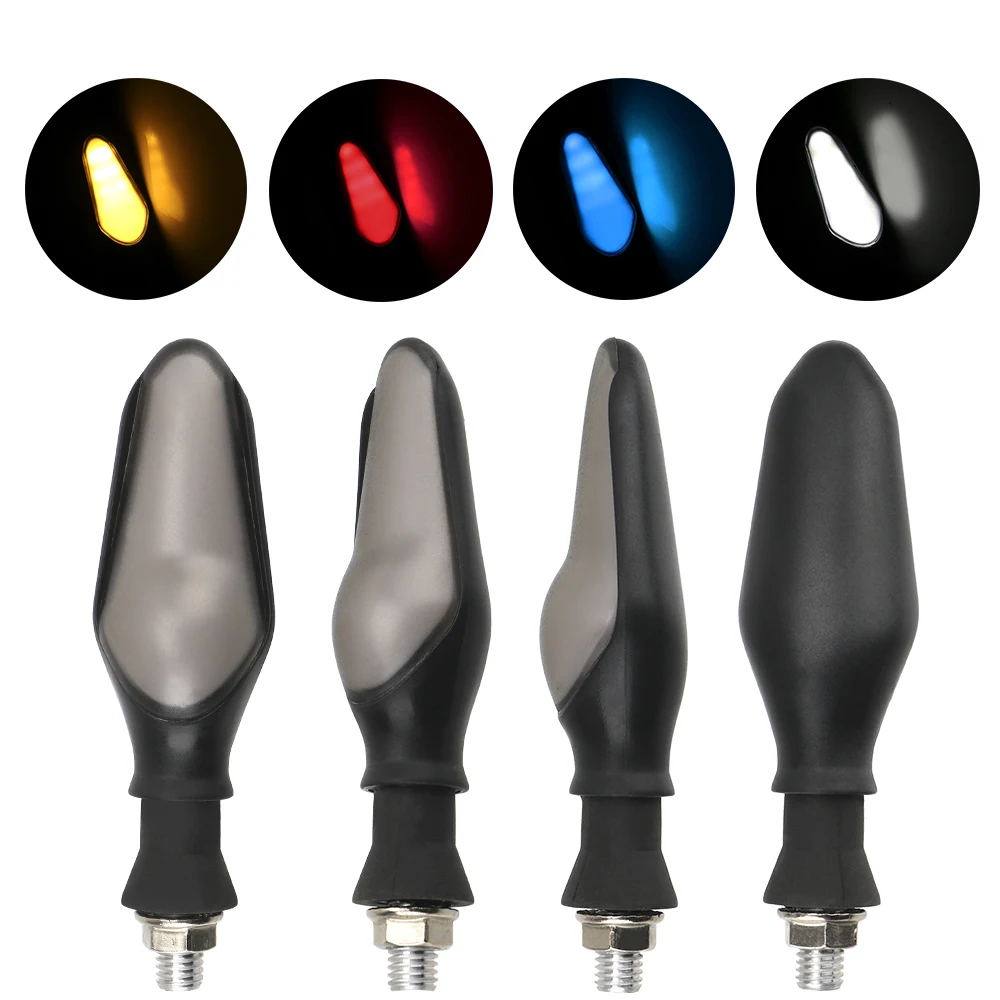 

LEEPEE 2 шт./компл. универсальный дневной ходовой светильник гибкие DRL мотоциклетные поворотные индикаторы задние фонари светодиодный Сигналь...