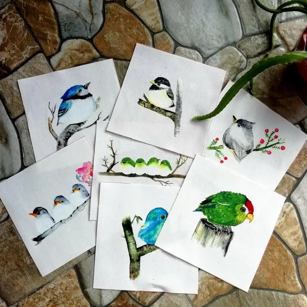 ZENGIA Милая хлопковая окрашенная вручную ткань для шитья своими