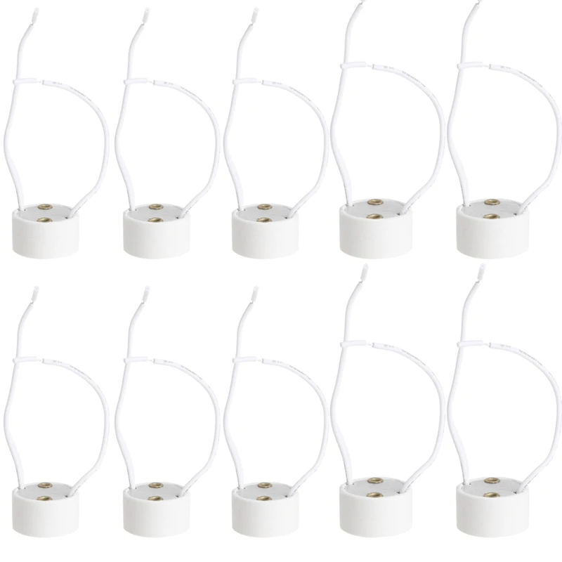 

GU10 Socket LED Bulb Halogen Lamp Holder Base Ceramic Wire Connector