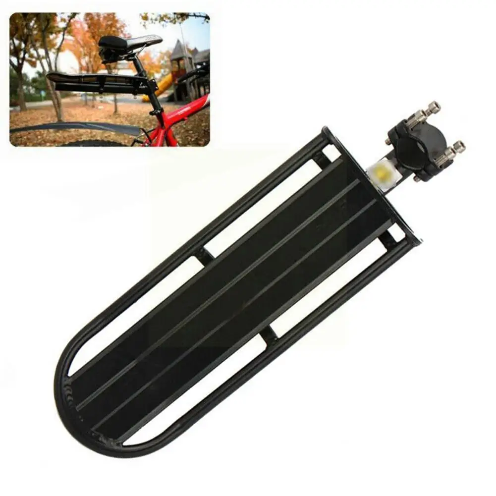 

Bike Bicycle Rear Rack Bracket Post Mount Pannier Luggage Shelf New C7U1