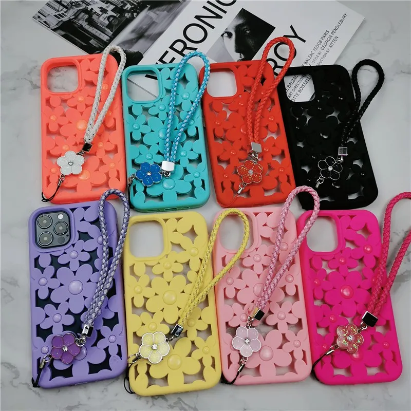 

Fashion Rose Flower Heat Dissipation Soft Case For Iphone 11 12 Pro Max Mini 7 8 Plus Xr X Xs Se Silicone Phone Cover Fundas