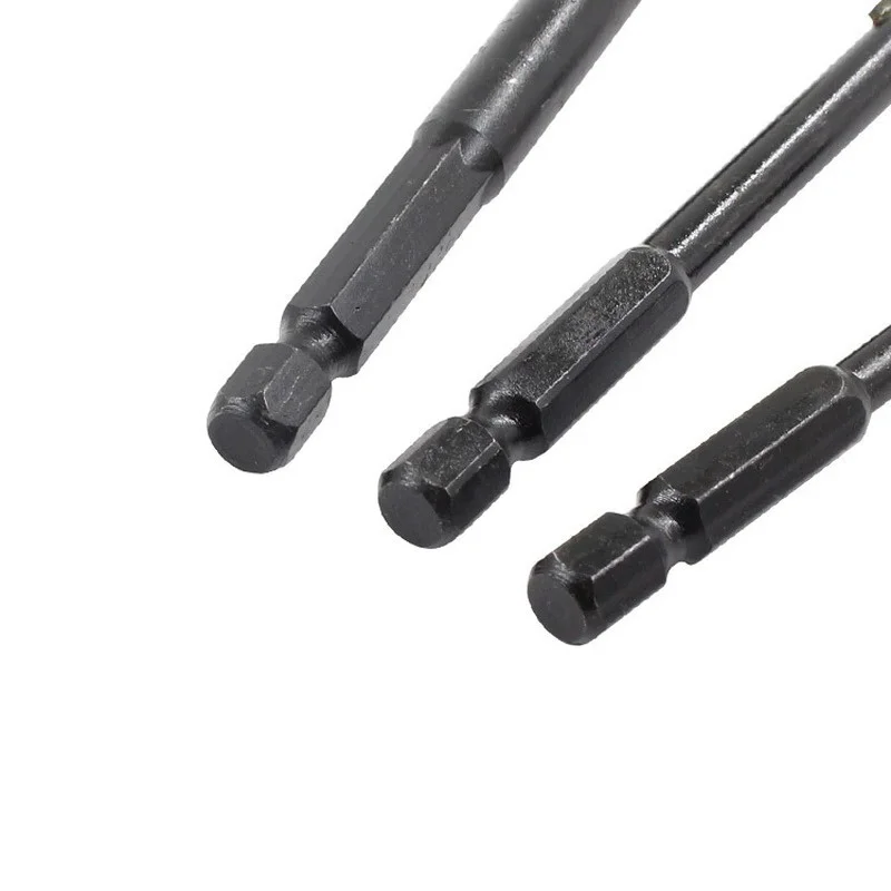 

JUSTINLAU 6Pcs/set Tungsten Steel Glass Drill Bit Set Alloy Carbide Point 4 Cutting Edges Tile Glass Cross Spear Head Drill Bits