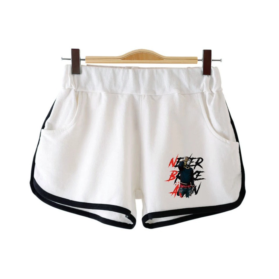 

YoungBoy Never Broke Again Printed Female Shorts Casual Streetwear Girl Short Pants Trendy Style Women's Wear Summer