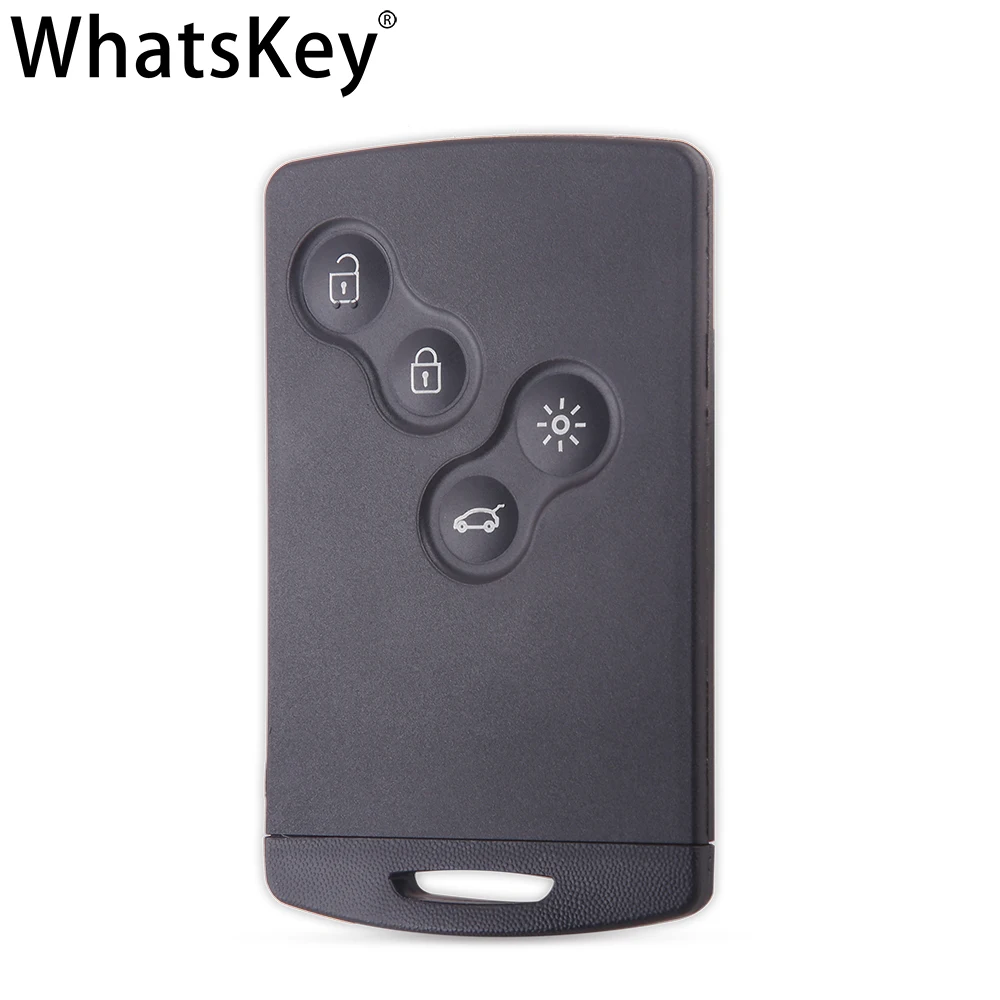 

Чехол для смарт-карты с 4 кнопками для Renault Megane Fluence Laguna Scenic Clio Captur Koleos