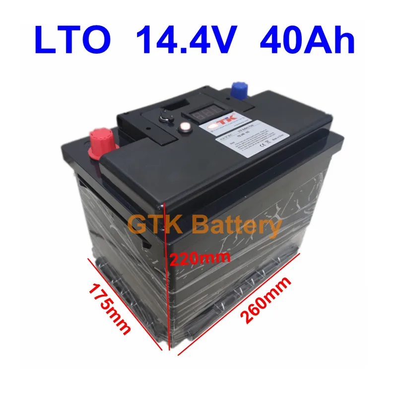 Литий титанатный аккумулятор 14 4 В 6S LTO 40 Ач для легких автомобилей и велосипедов
