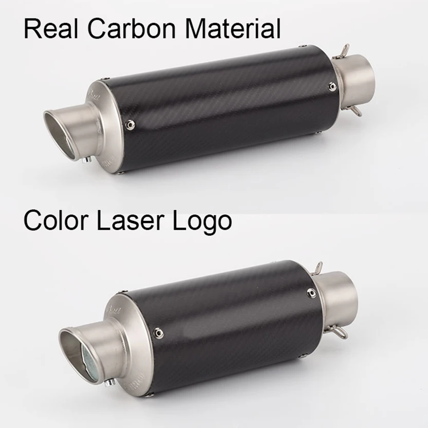 Универсальный Модифицированная выхлопная труба мотоцикла 51 мм глушитель из