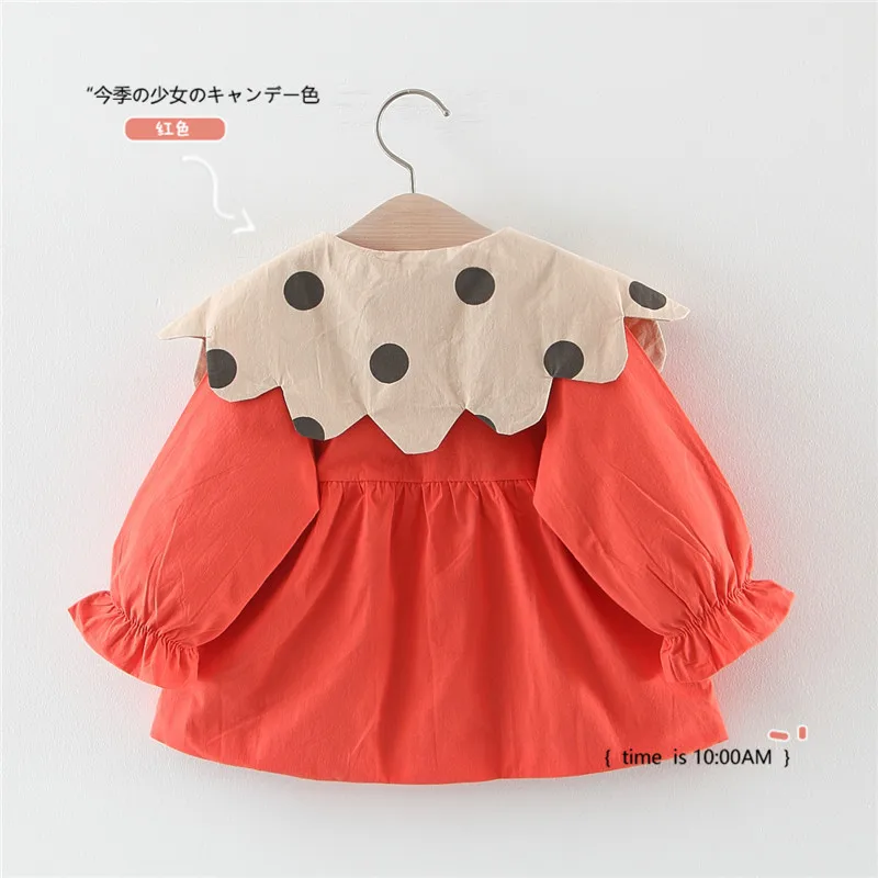 Новая детская рубашка с милым рисунком на осень и зиму Рабочая куртка одежда