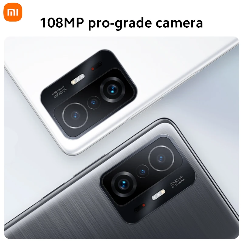 global version xiaomi 11t smartphone 128gb256gb rom dimensity 5000mah battery octa core 67w fast charge nfc 108mp camera free global shipping