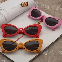 irregular cateye sunglasses women 2021 new fashionable casual vintage shades sun glasses eyewear female street style uv400 gafas