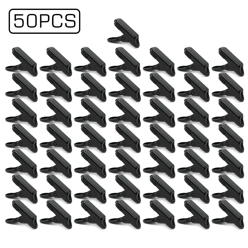 

20/50/100pcs Camping Awning Tent Canopy Pole Corner Buckle Fixing Clamp Clip