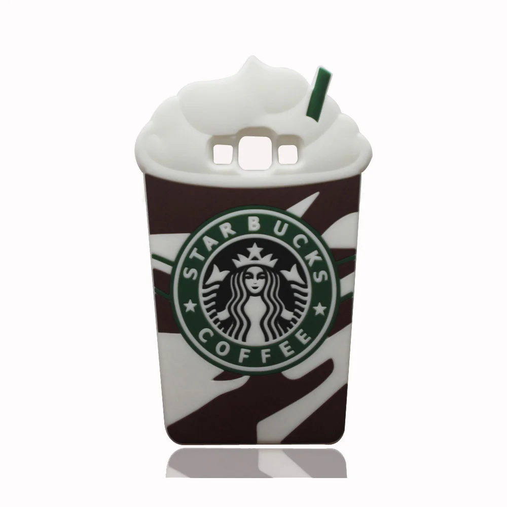 Coffe STB Ice Cream Для Samsung Galaxy J1, J5, J7, A5, A7(), 3D мультяшный Мягкий силиконовый чехол, милый единорог, задняя крышка, оболочка, чехол для телефона, чехол - Цвет: Coffe STB Ice Cream