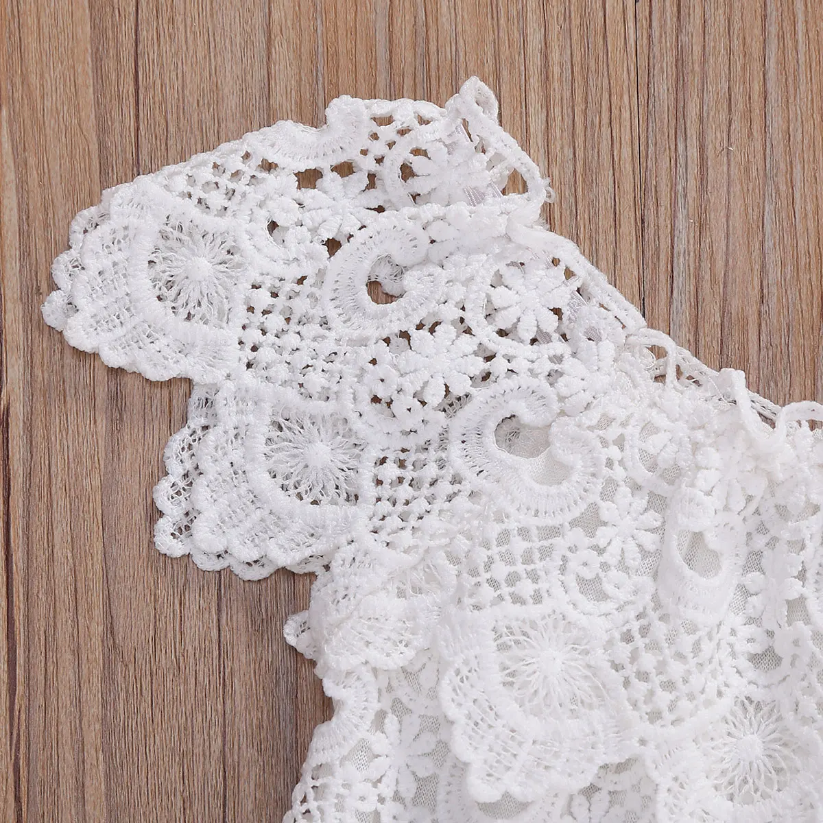 Новинка Комплект из 3 предметов Одежда для маленьких девочек Кружевной топ с