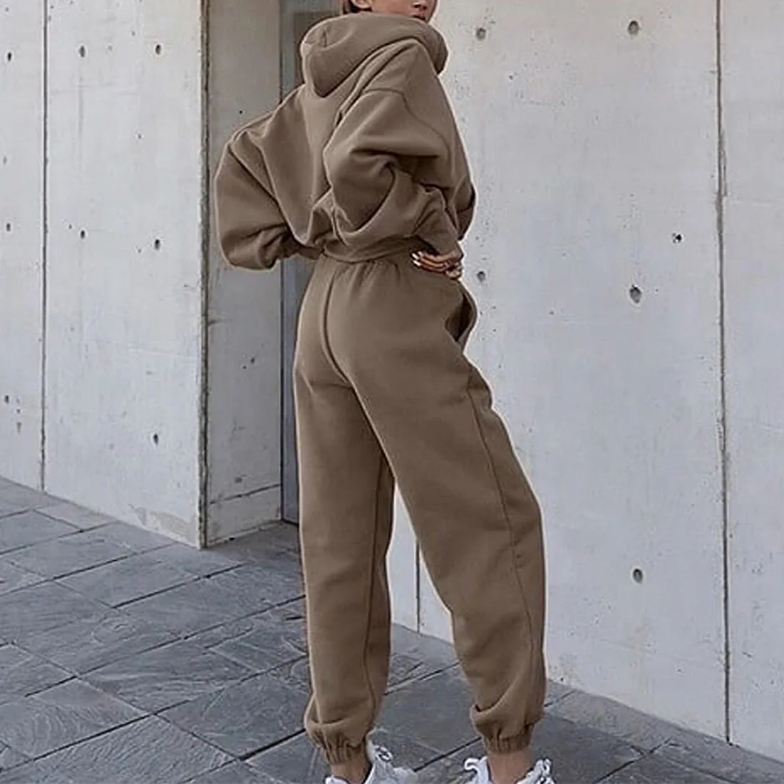 

Adisputent Women Two Piece Set Outfits Autumn Women Tracksuit Oversized Hoodie Pants Casual Sport Suit Winter 2 Piece Set