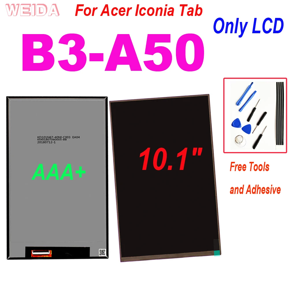 10 дюймов AAA для оптики + сменная ЖК дисплей Acer Iconia Tab B3 A50 Экран дисплея запасная