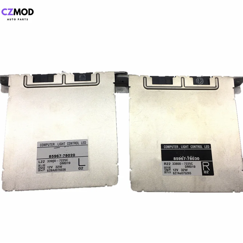 CZMOD 85967-78020 L02 85967-78030 R02 головной светильник компьютер светильник Управление светодиодный 85967 78020 85967 78030 Автоаксессуары б/у