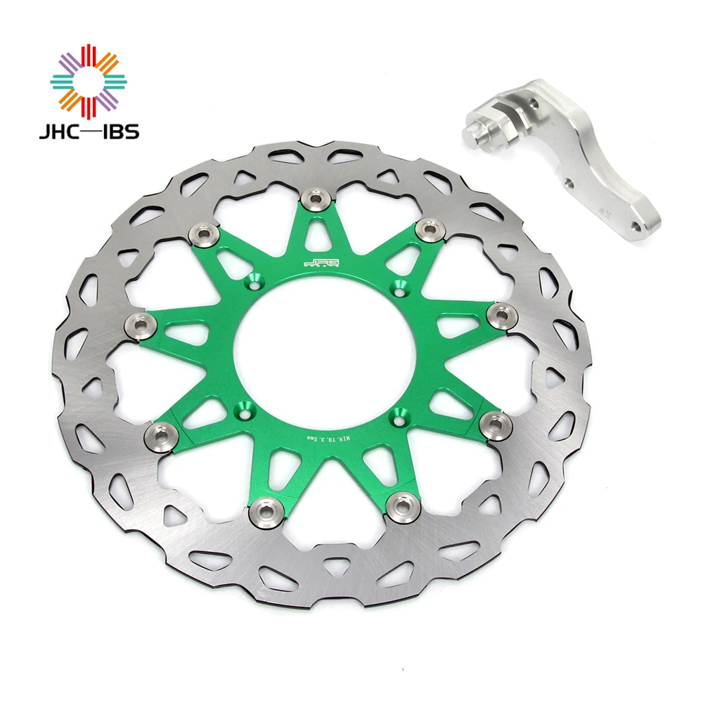 Передний плавающий тормозной диск и кронштейн скобы для KAWASAKI KX250 KX250F KX450F KLX450R KX150