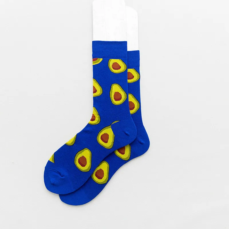 Разноцветные носки с изображением хот-дога гамбургера и пива новинка мужские