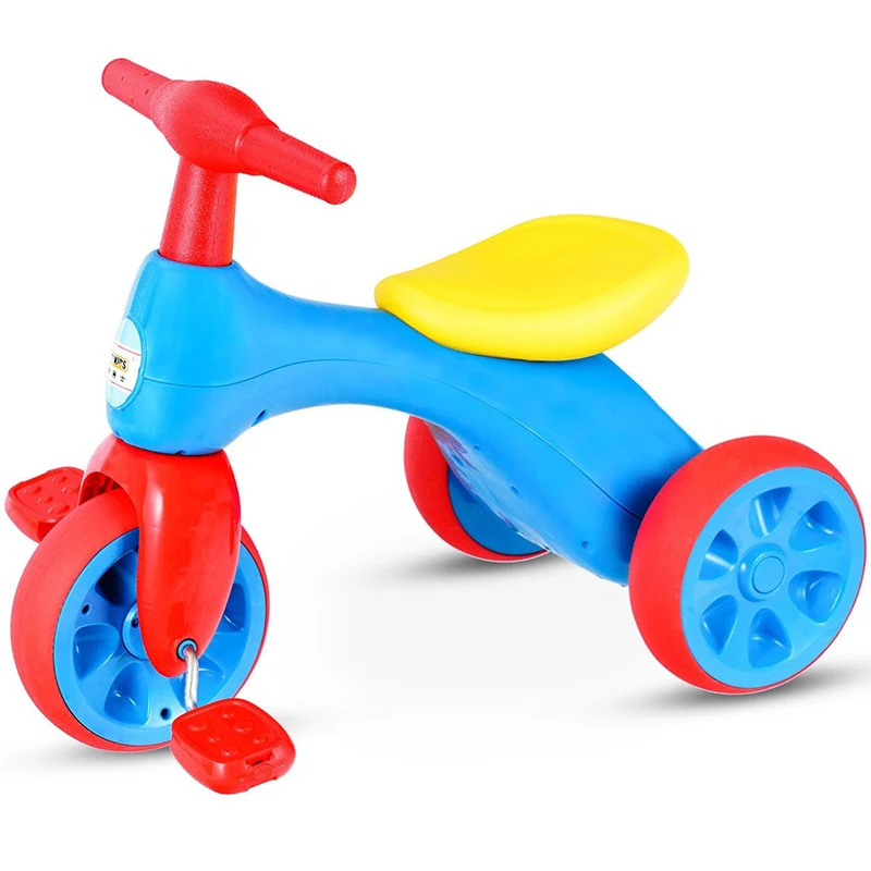 

Kids Riding Balance Bike BB Sound Seat Storage Box Comfortable Safety Design 3-wheel Tricycle Sturdy Frame Wheel Bike