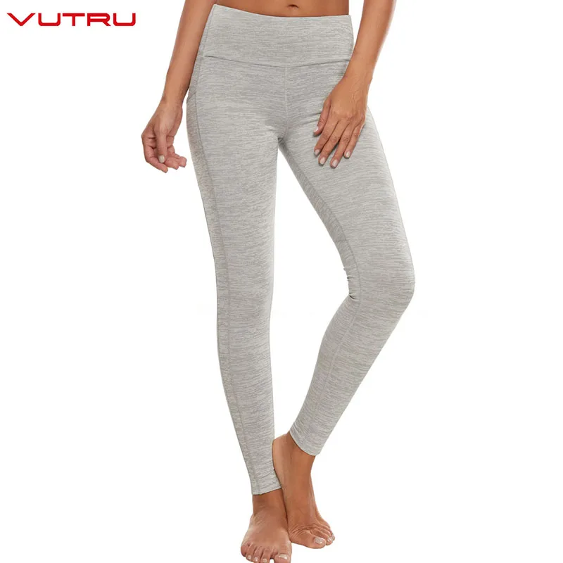 Бесшовные Спортивные Леггинсы для йоги с высокой талией и 2 боковыми