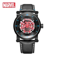 disney official marvel spider men stianless steel fashion casual japan miyota automatic wristwatches hollow out sapphire crystal