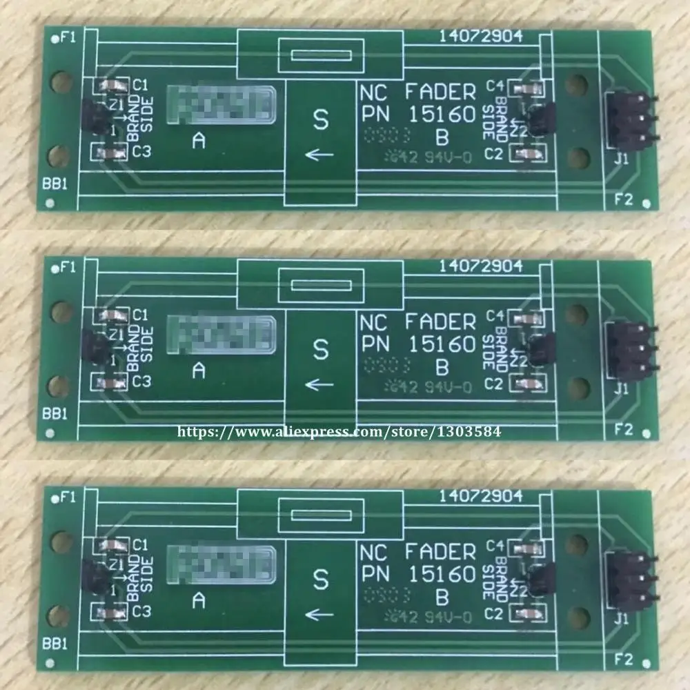 3 шт./лот сменный фейдер для RANE NC Hall Sensor PCB Assy TTM57sl TTM56 TTM56s DJ миксеры PN15160 |