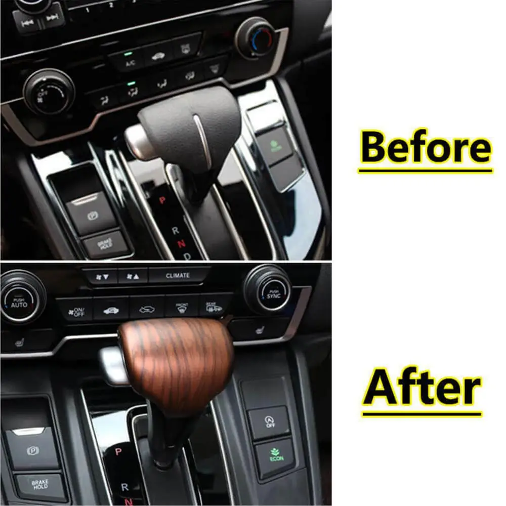 Персиковая зернистая древесина/карбоновая задняя крышка для Honda рукоятка рычага