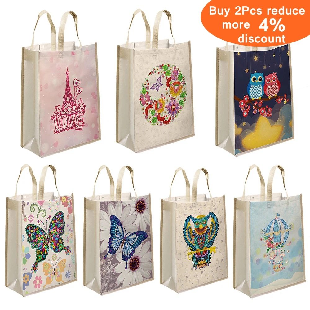 Сумка для алмазной живописи сделай сам многоразовый экологически чистый тоут