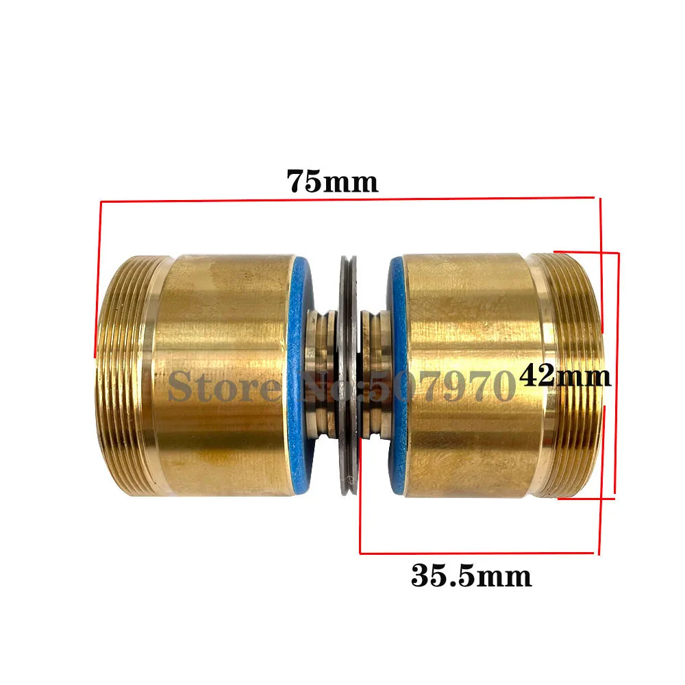Латунный шкив направляющего колеса Ролик в сборе 451 (od42мм * l75мм) для машины для резки проволоки EDM Латунный шкив направляющего колеса Ролик в сборе 451 (od42мм * l75мм) для машины для резки проволоки EDM