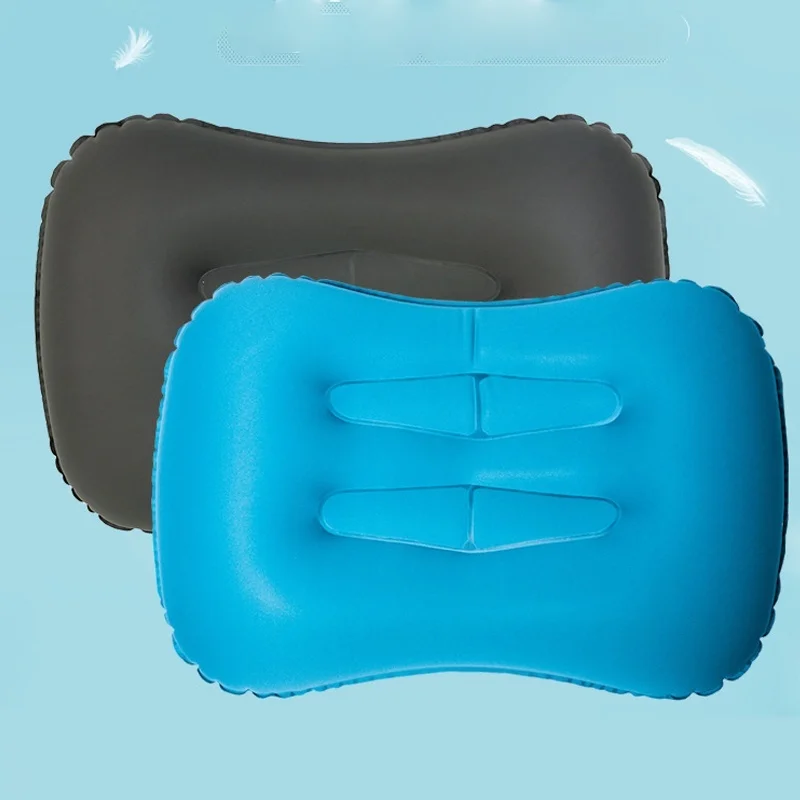 

1Pc Random Color Outdoor Traveling Portable Inflatable Pillow Pillow Neck Pillow
