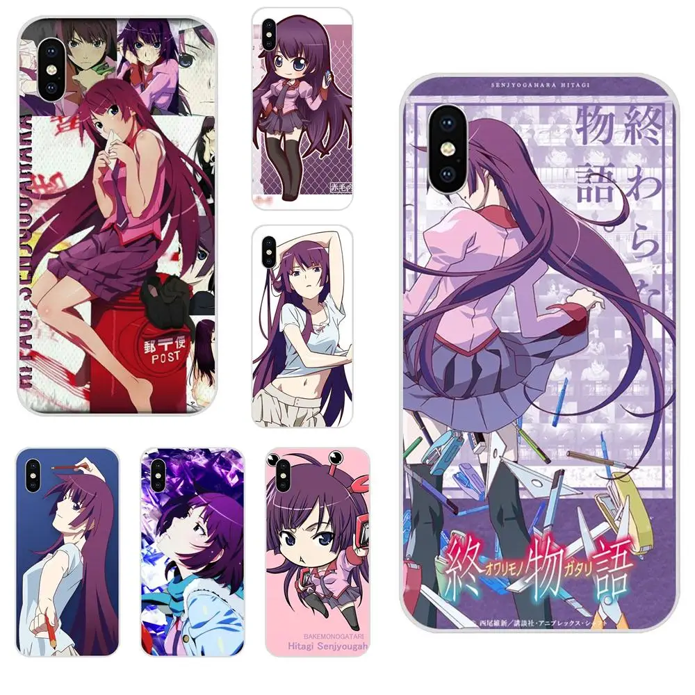Аниме Senjougahara Hitagi Bakemonogatari для Xiaomi Redmi Note 2 3 3S 4 4A 4X5 5A 6 6A Pro Plus TPU новый стиль