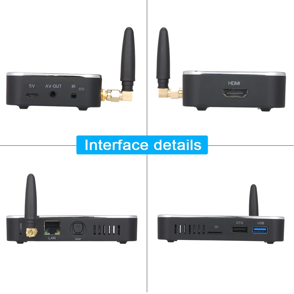 Android 9 0 Ugoos X3 Pro tv Box ram 4 Гб rom 32 ГБ Cube Amlogic S905X3 2 4G 5G WiFi 1000M 4K Youtube| |