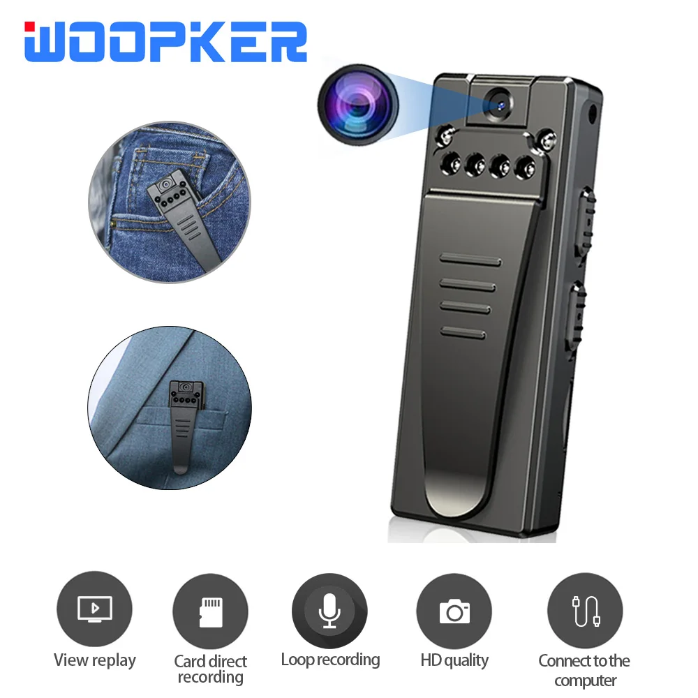 

Mini Camera HD 1080P Night Vision Camcorder Motion DVR Micro Cameras Sport Wireless DV Video Audio Pocket Recorder