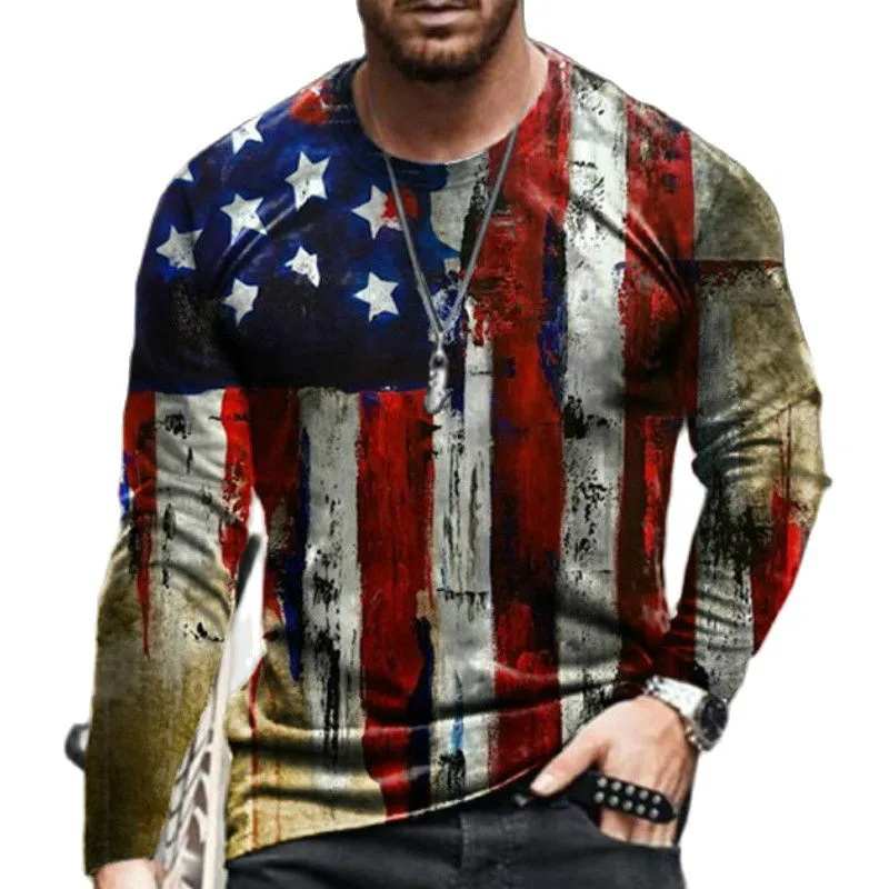 

3D printing pattern men's summer trendy T-shirt fashion O-neck casual short-sleeved streetwear new 2021