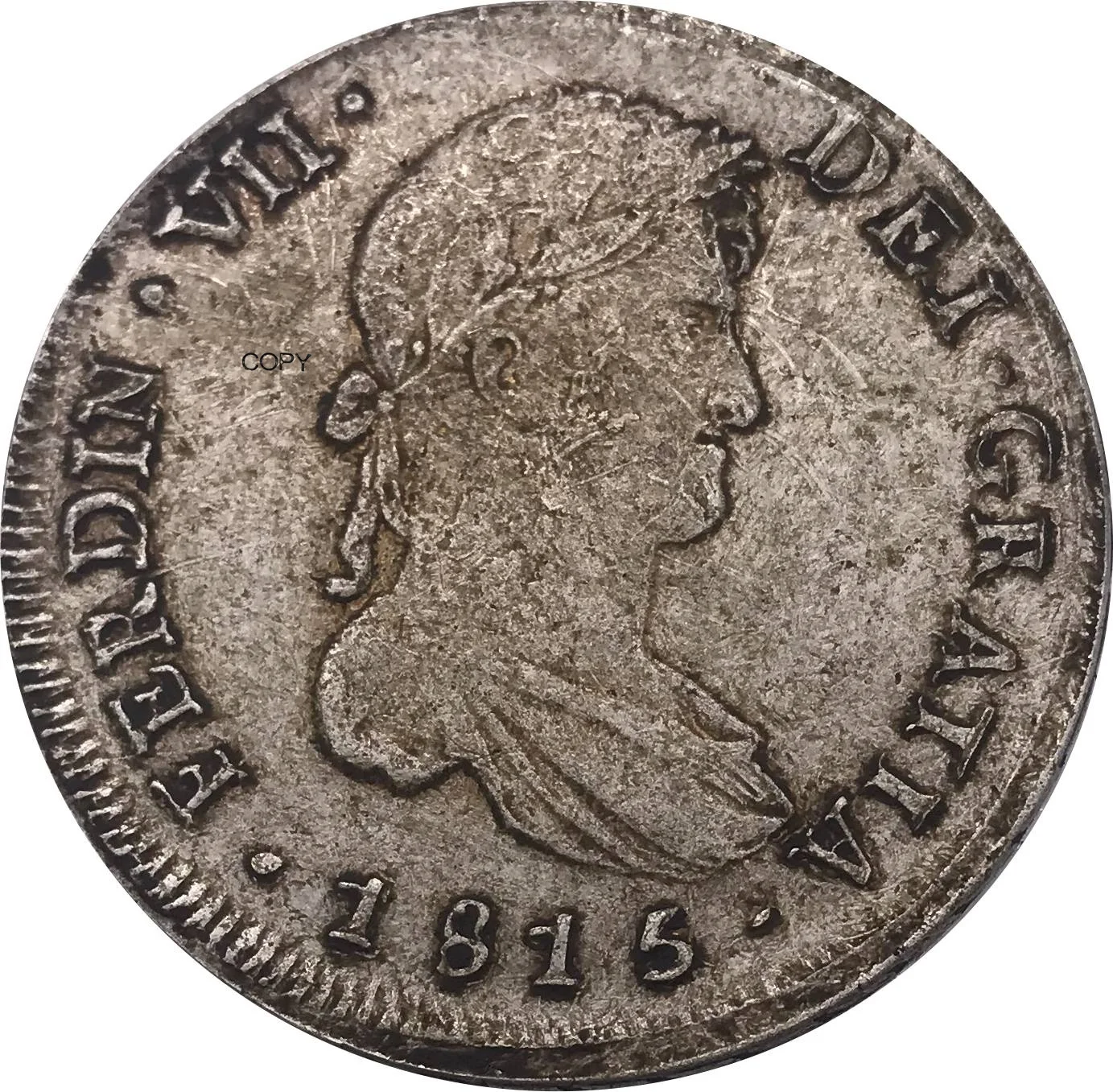 

Металлическая монета Мексика 1815 года 8 реалов