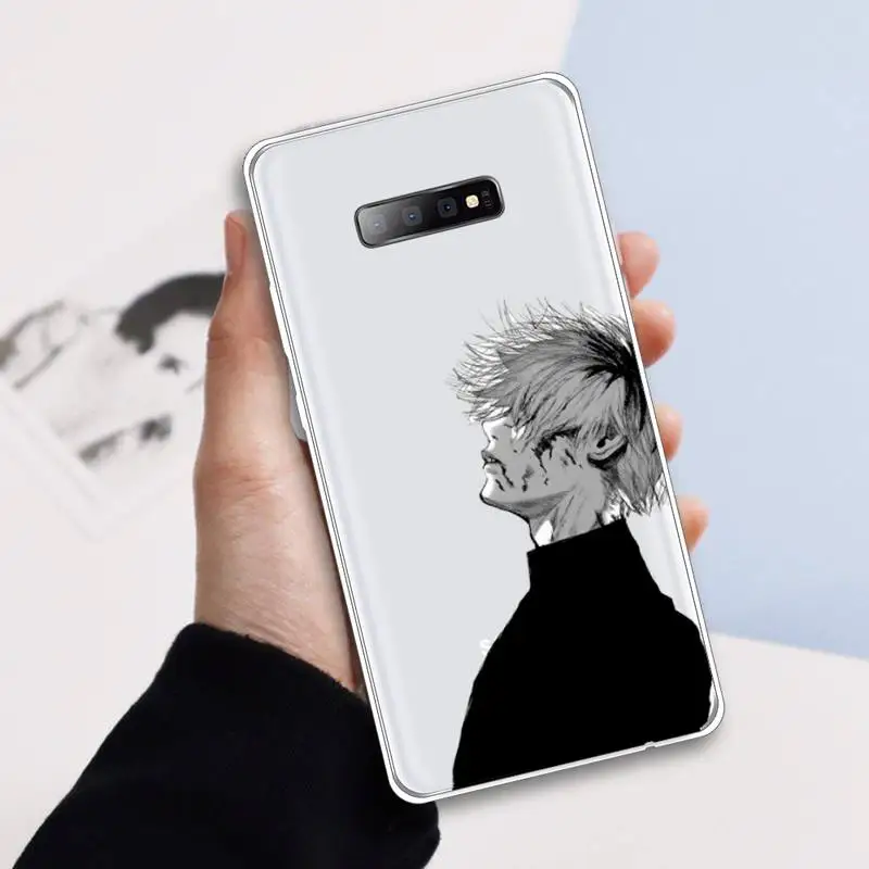 

Tokyo Ghoul Japan Anime Phone Case Transparent for samsung A 21s 50 71 S 8 9 20 20fe note 10 20 ultra plus