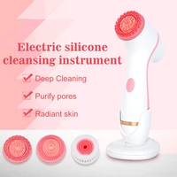3 in 1 electric cleaning brush rotating cleaning brush galvanica facial spa system deep cleansing skin keratin cleanser