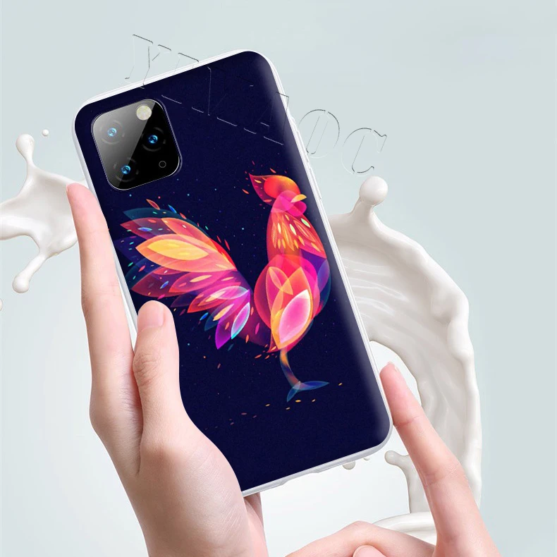 Чехол для телефона YIMAOC с рисунком курицы iPhone 11 Pro XS X XR Max 8 7 6 6S Plus SE 5S | Мобильные