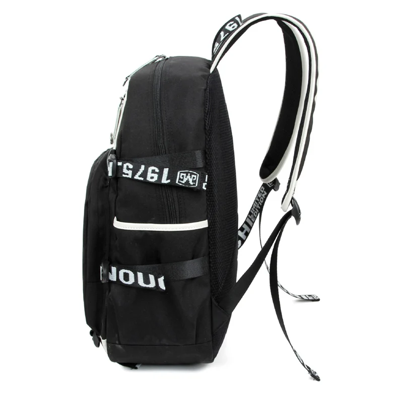 USB Luminous printing Backpack mochila mujer kid and girl Schoolbags for Boy Travel waterproof Large Teenager backpack