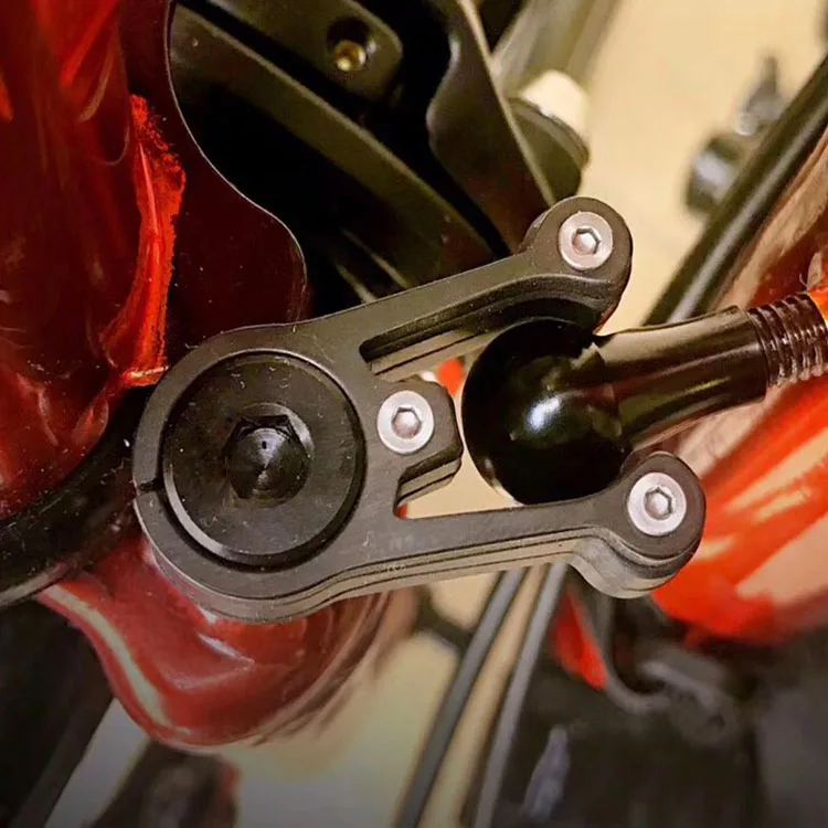 Ti CNC Catcher для складной велосипед Brompton титановая передняя вилка фиксированная