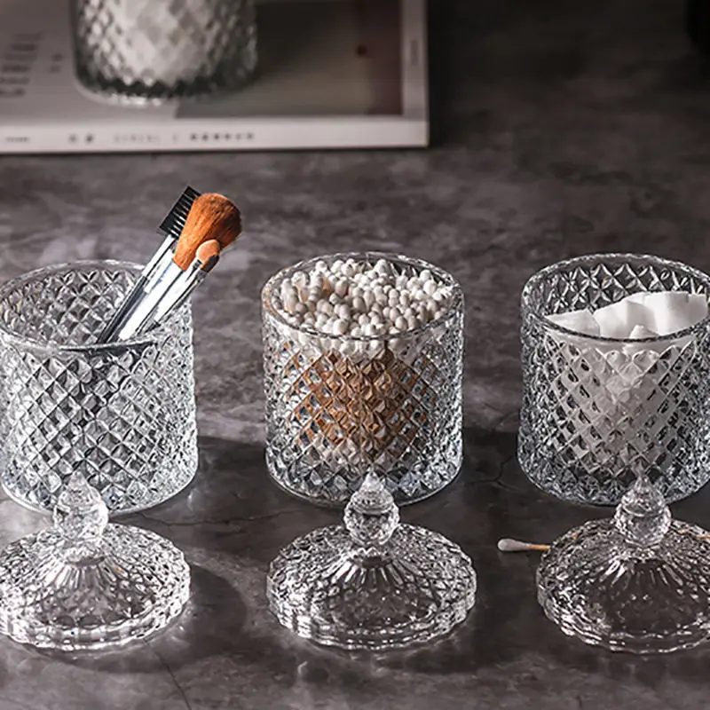 Стеклянные банки для конфет 1 шт. винтажные прозрачные стеклянные хранения чая